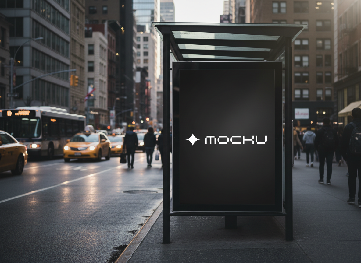 Bus Stop  mockup