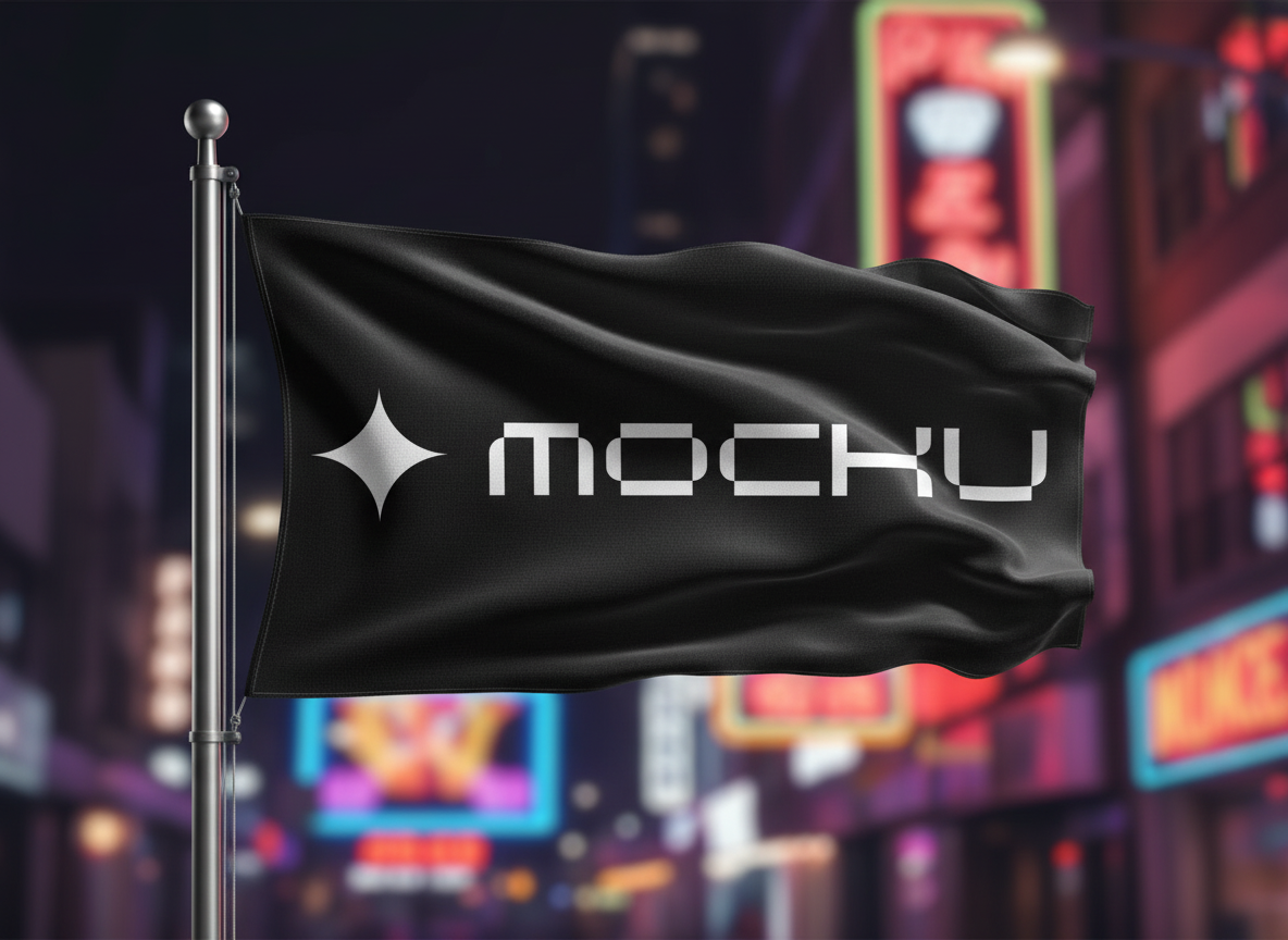Flag  mockup