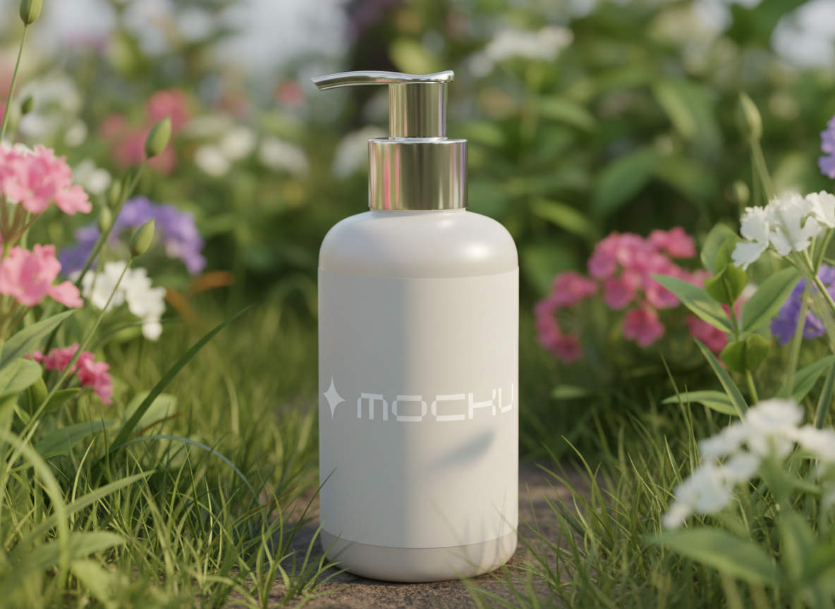 Cosmetic Bottle  mockup