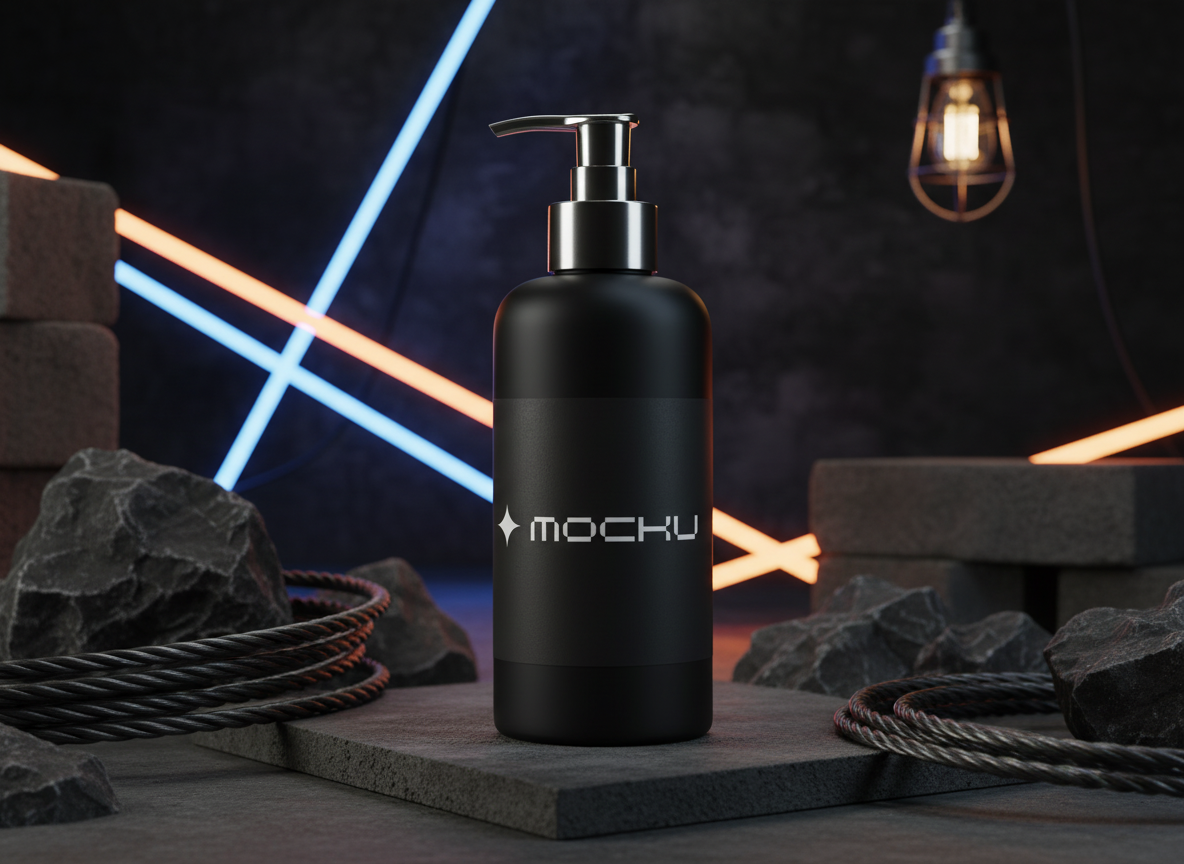 Cosmetic Bottle  mockup