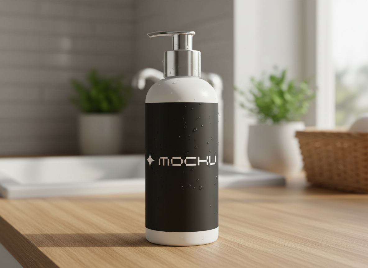 Cosmetic Bottle  mockup