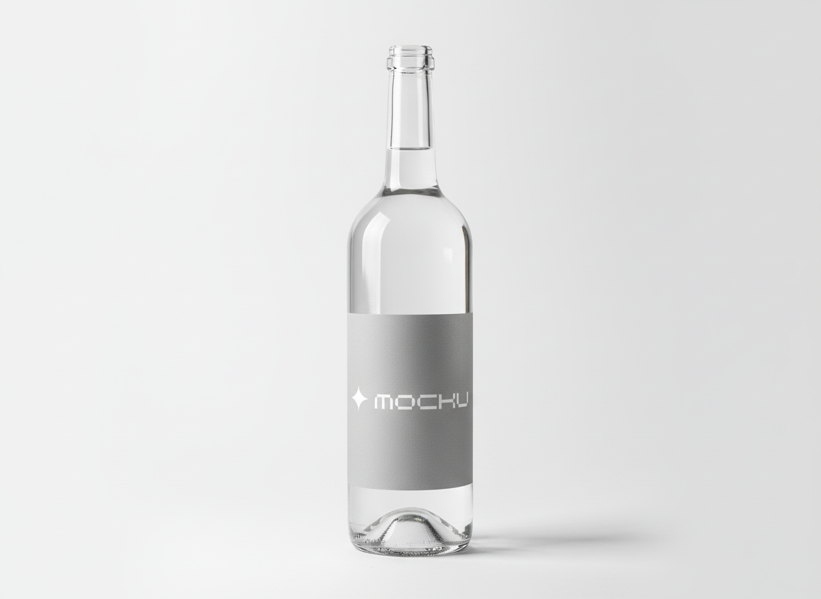 Wine Bottle  mockup