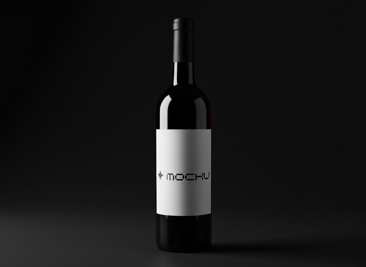Wine Bottle  mockup