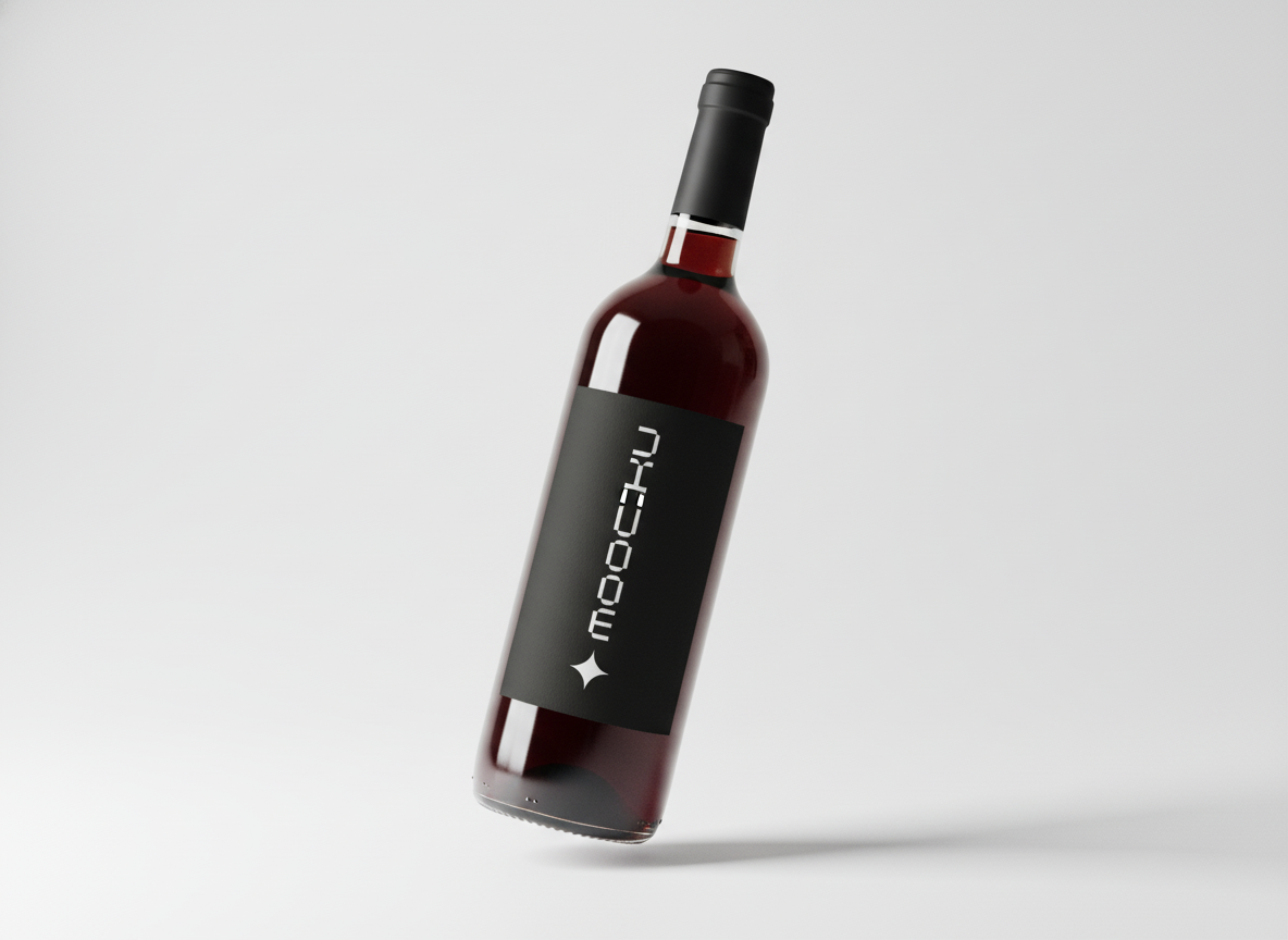 Wine Bottle  mockup