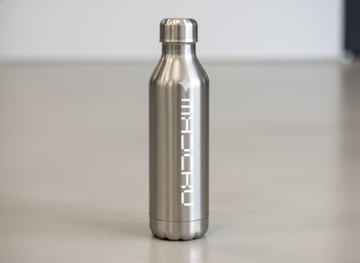Metal Water Bottle  mockup