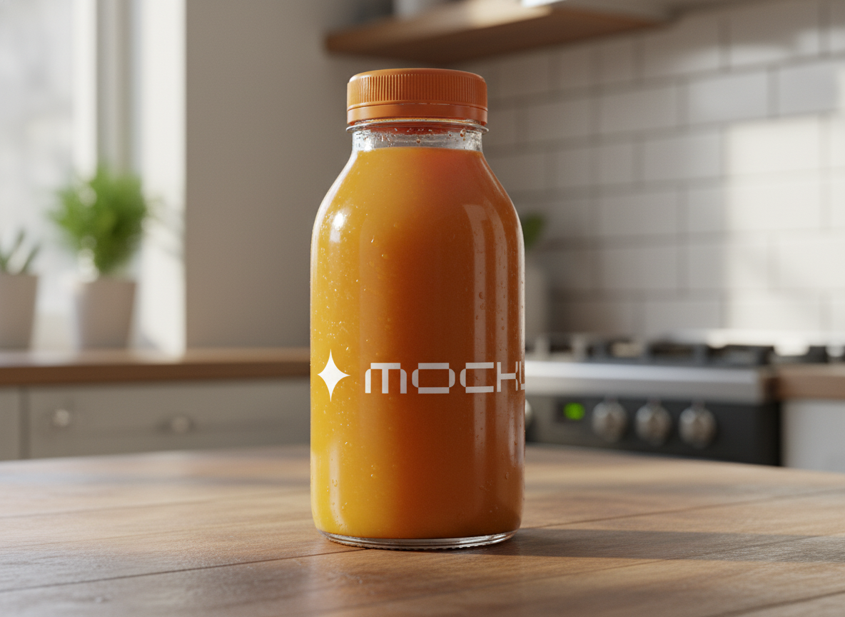 Juice Bottle  mockup