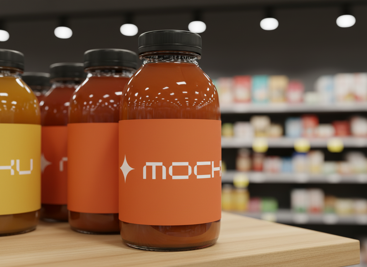 Juice Bottle  mockup