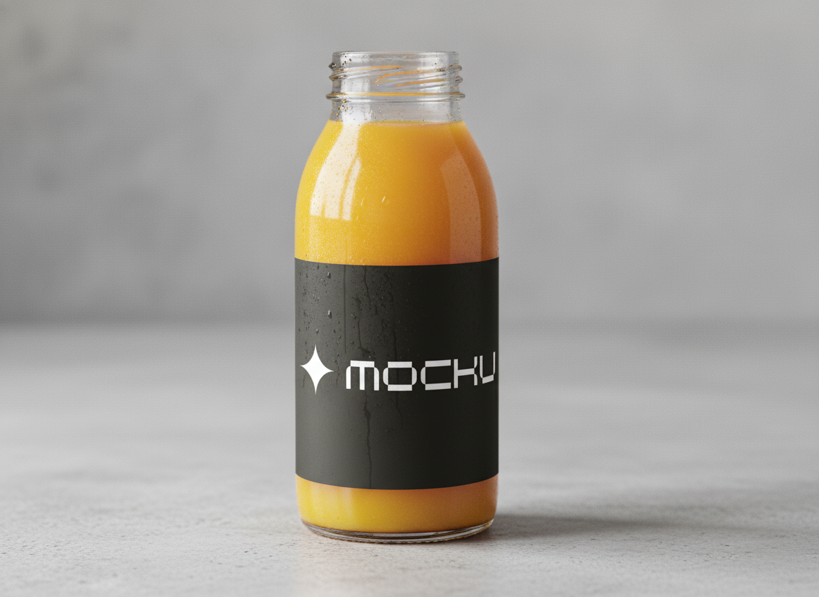 Juice Bottle  mockup