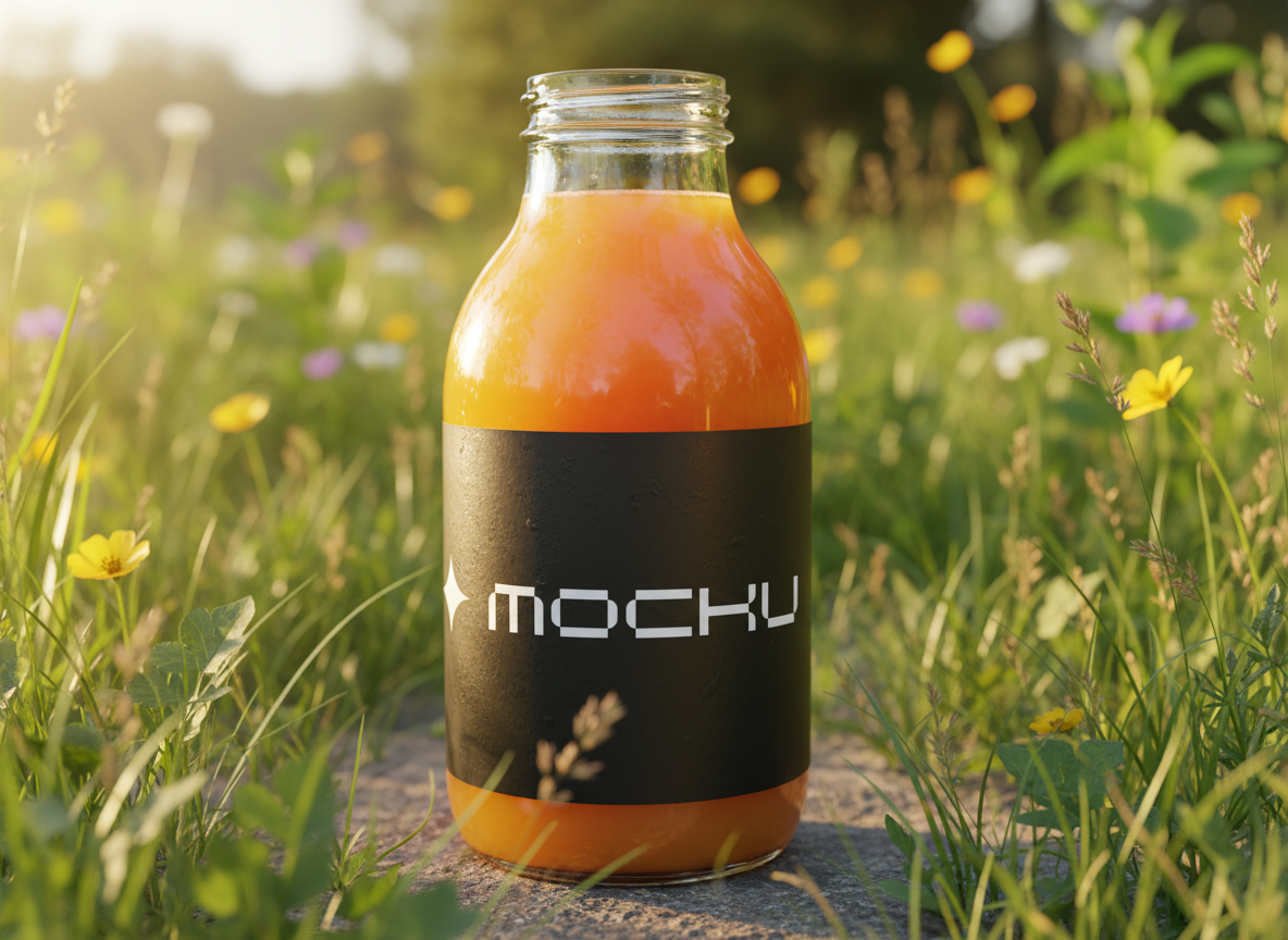 Juice Bottle  mockup