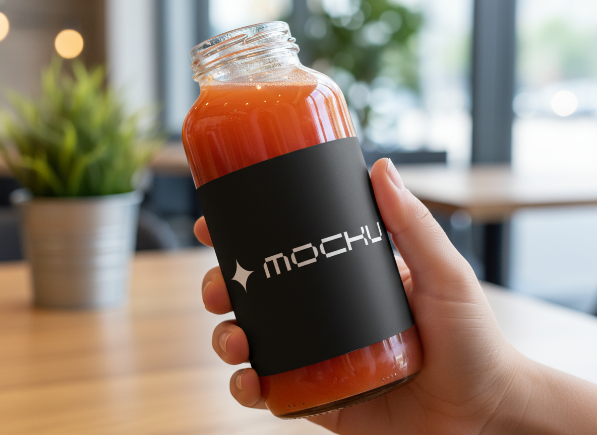 Juice Bottle  mockup