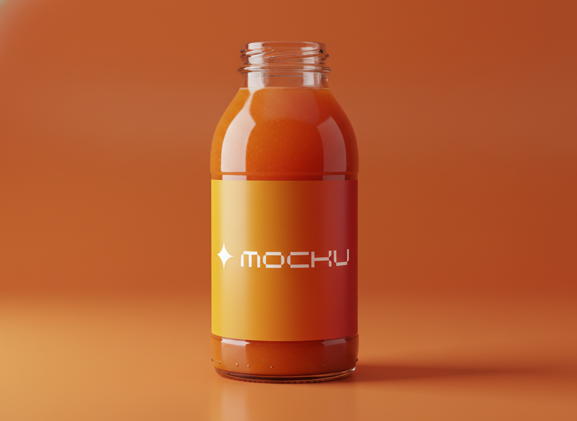 Juice Bottle  mockup