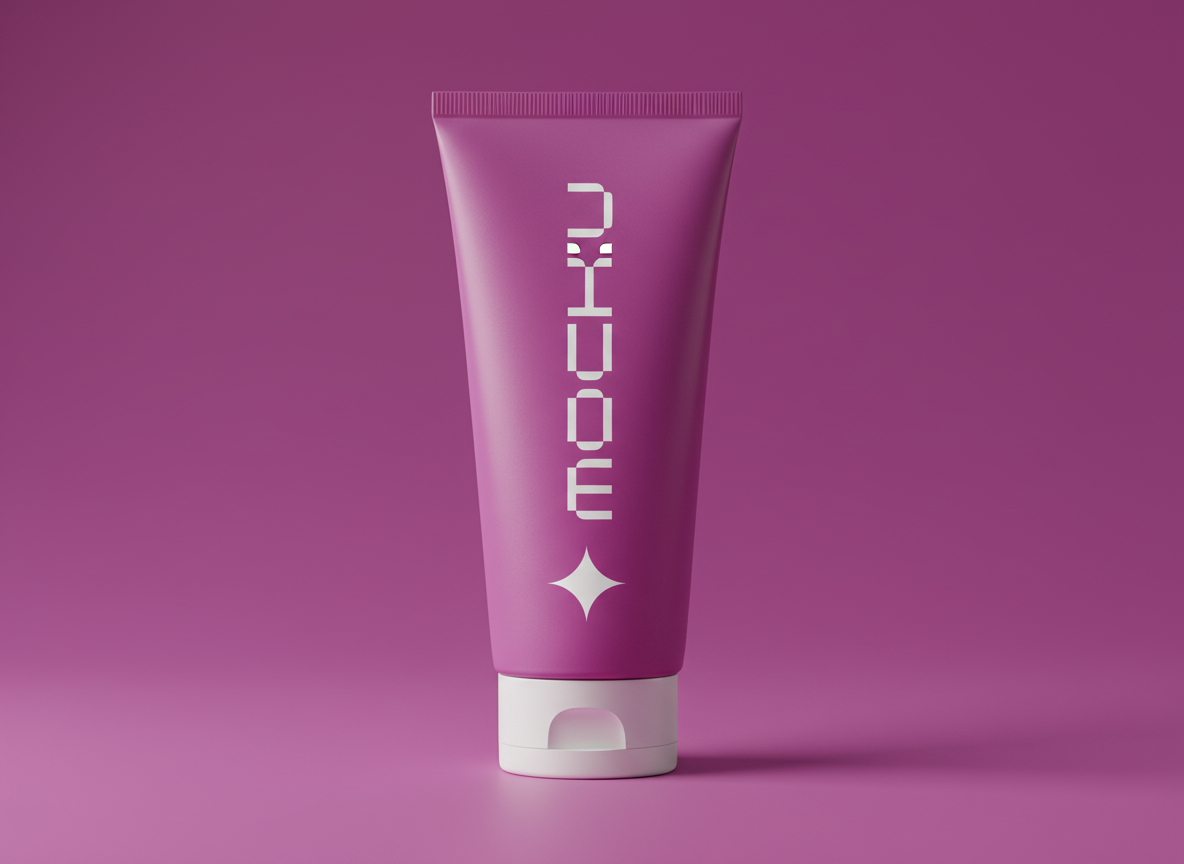 Cosmetic Tube  mockup