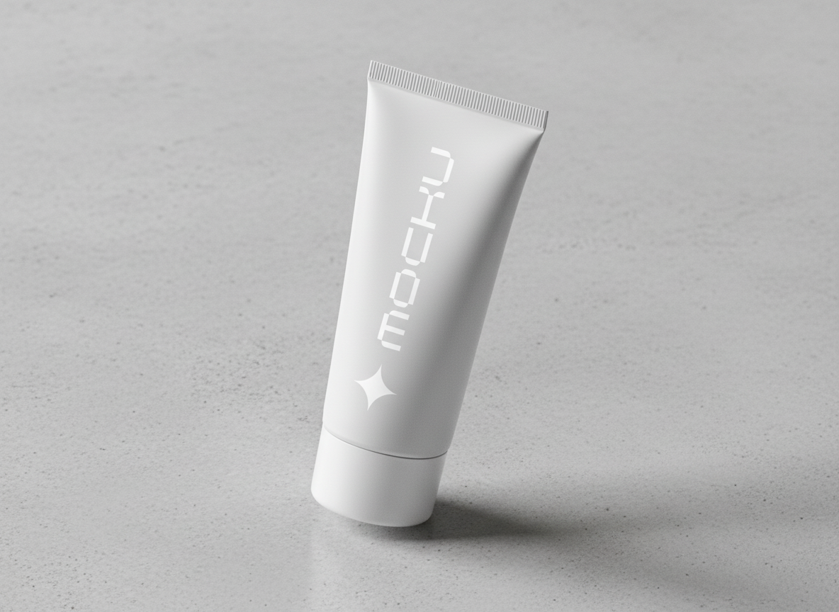 Cosmetic Tube  mockup