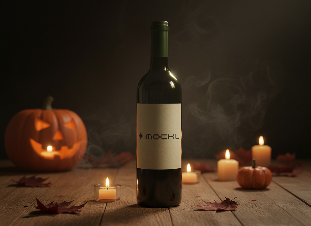 Wine Bottle  mockup