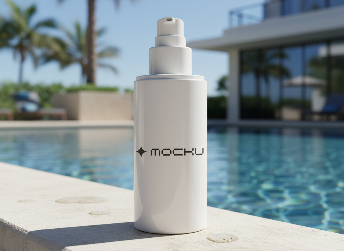 Cosmetic Bottle  mockup