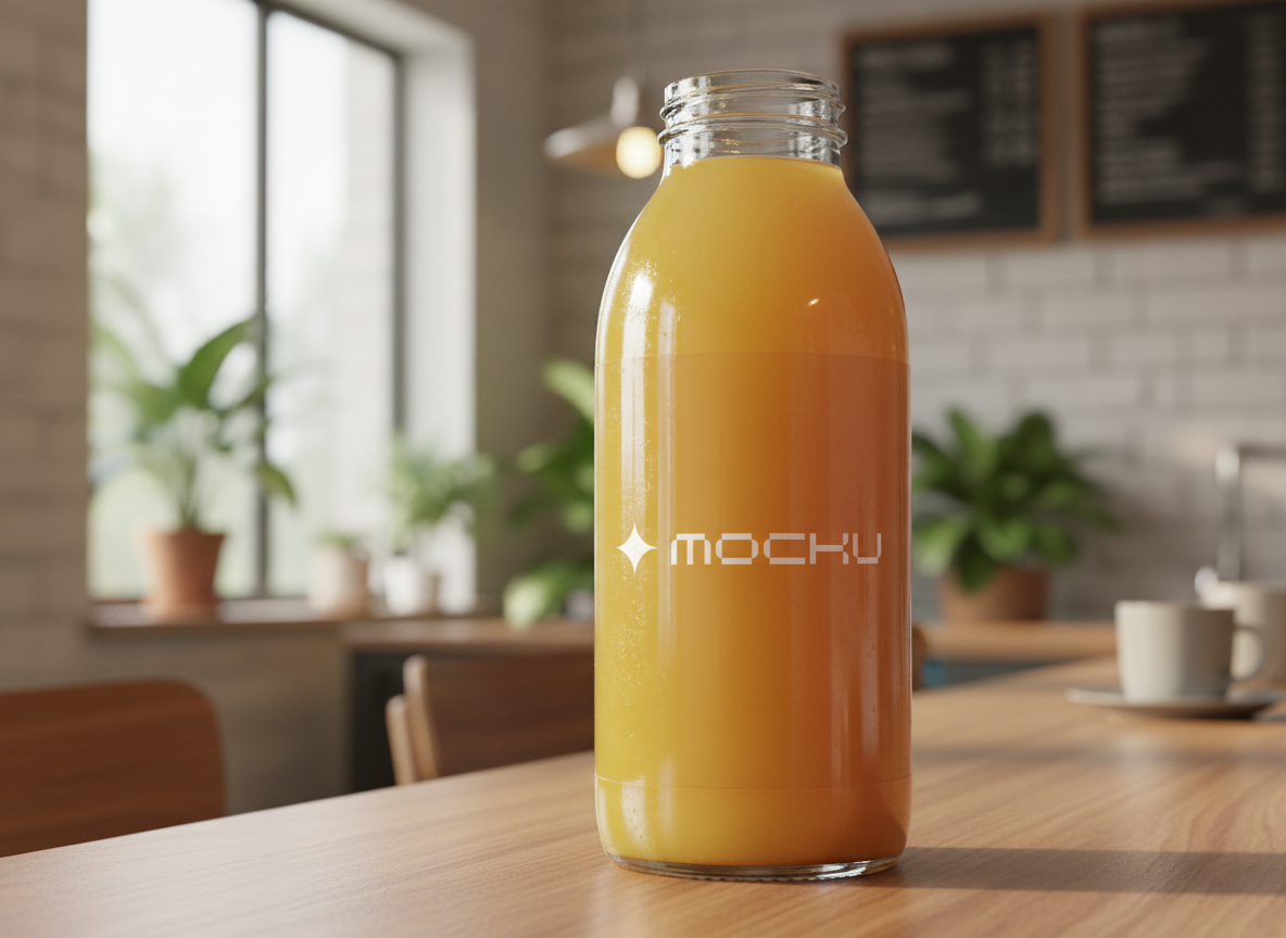 Juice Bottle  mockup