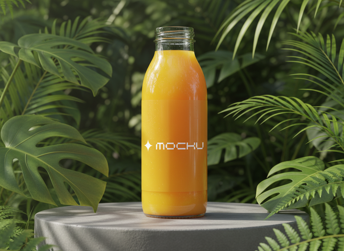 Juice Bottle  mockup