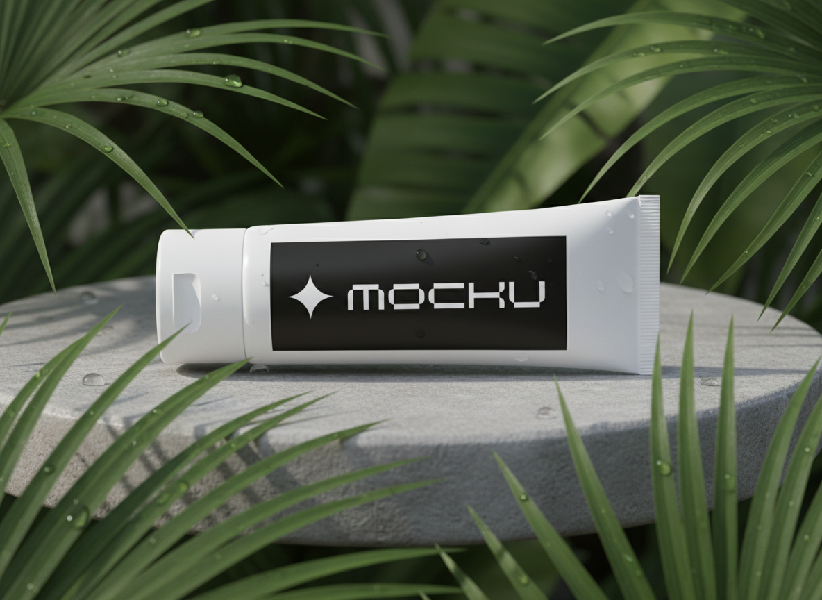 Cosmetic Tube  mockup