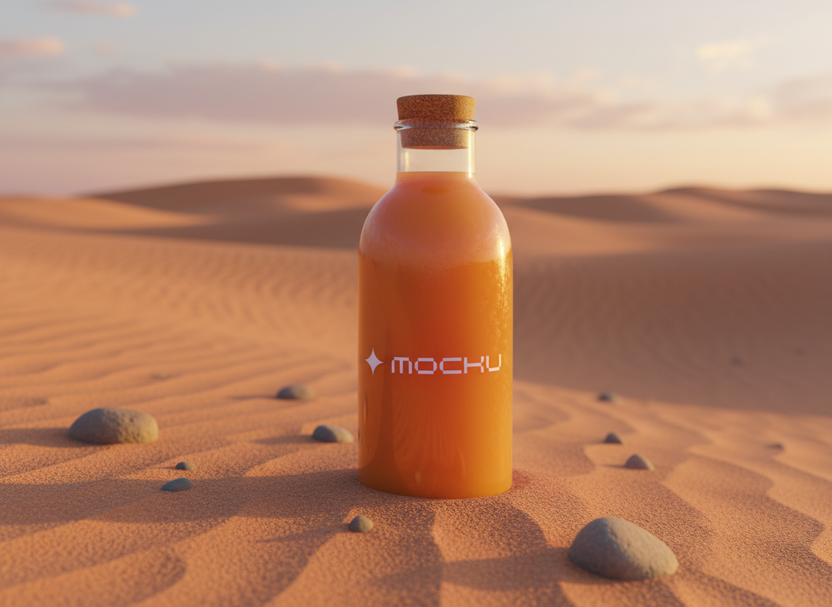 Juice Bottle  mockup