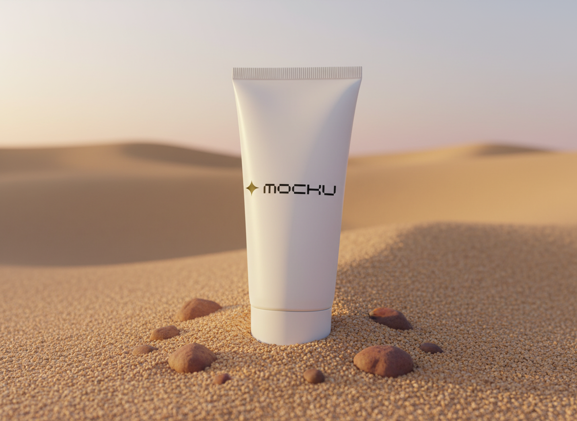 Cosmetic Tube  mockup