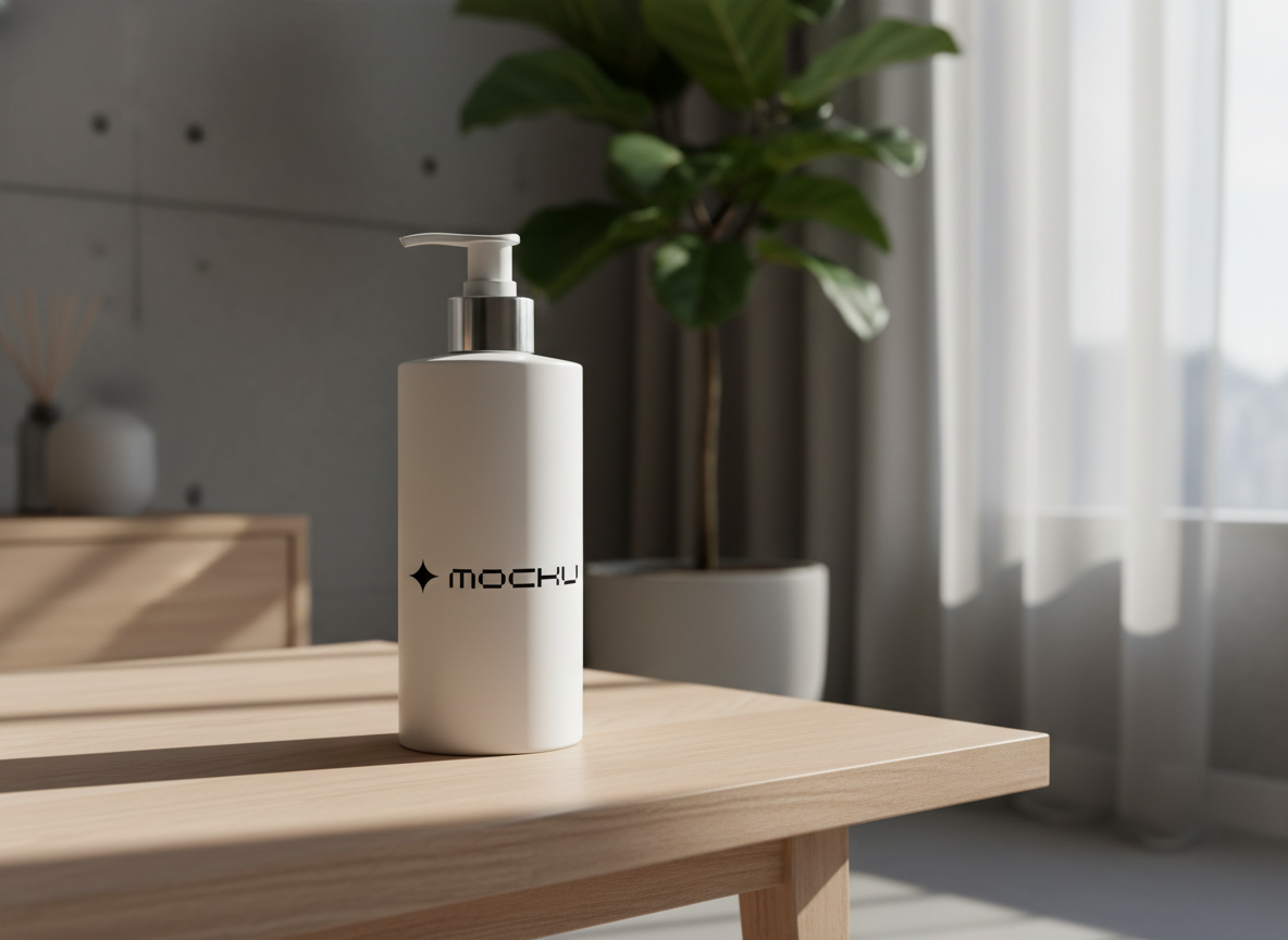 Cosmetic Bottle  mockup