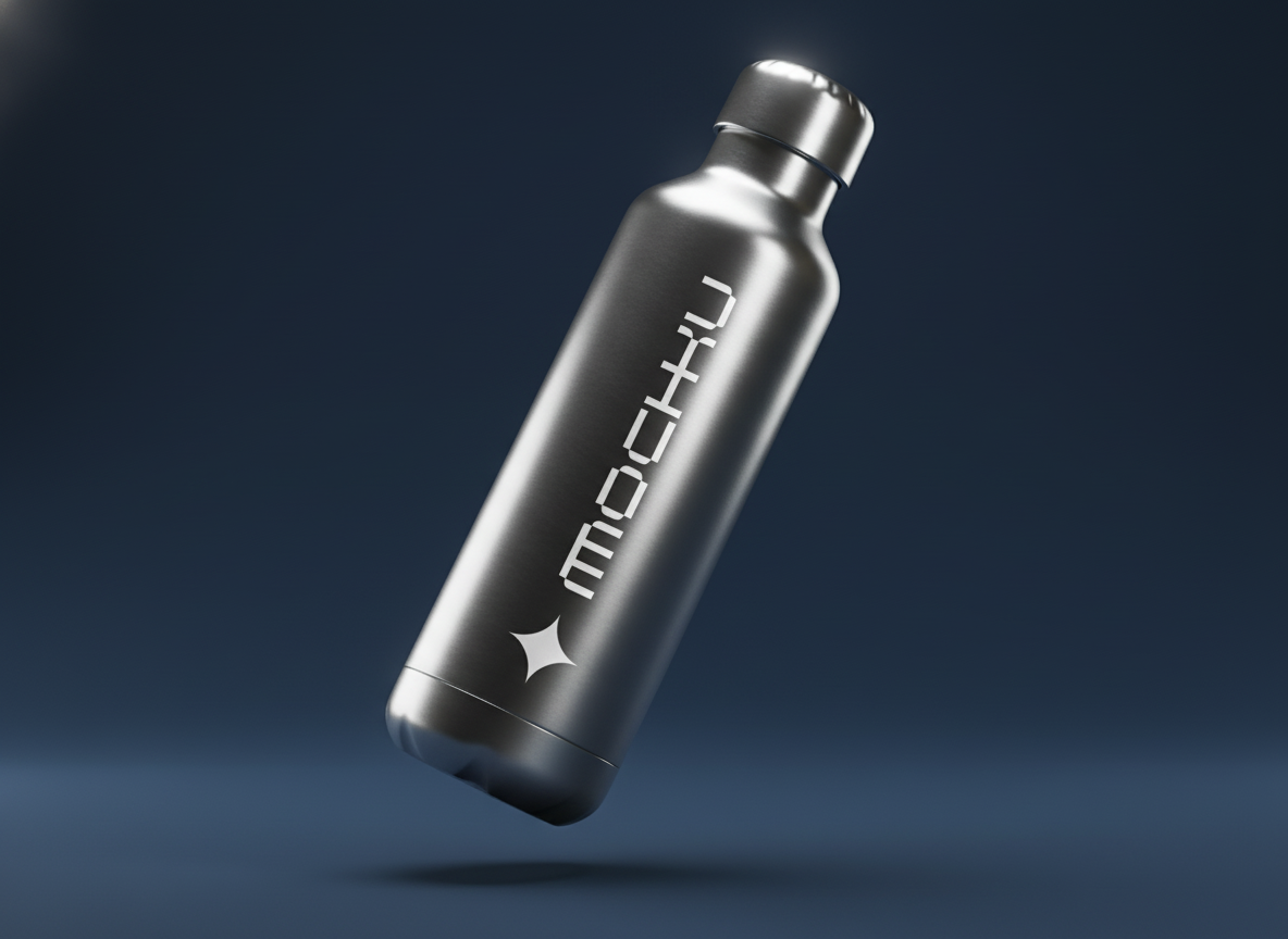 Metal Water Bottle  mockup
