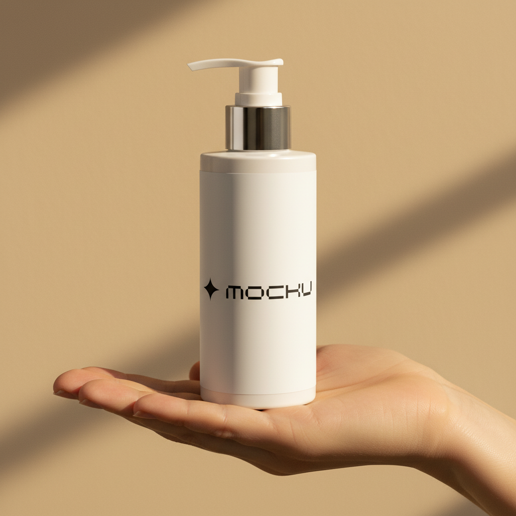 Cosmetic Bottle Nano Banana mockup