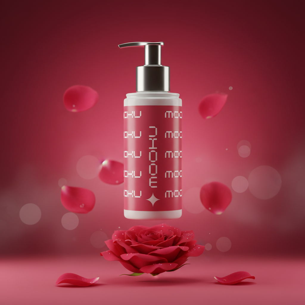 Cosmetic Bottle Nano Banana mockup