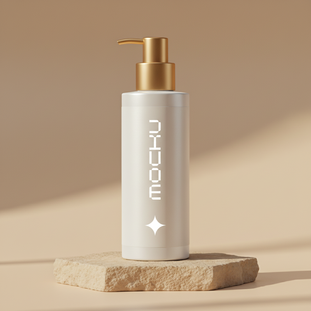 Cosmetic Bottle Nano Banana mockup