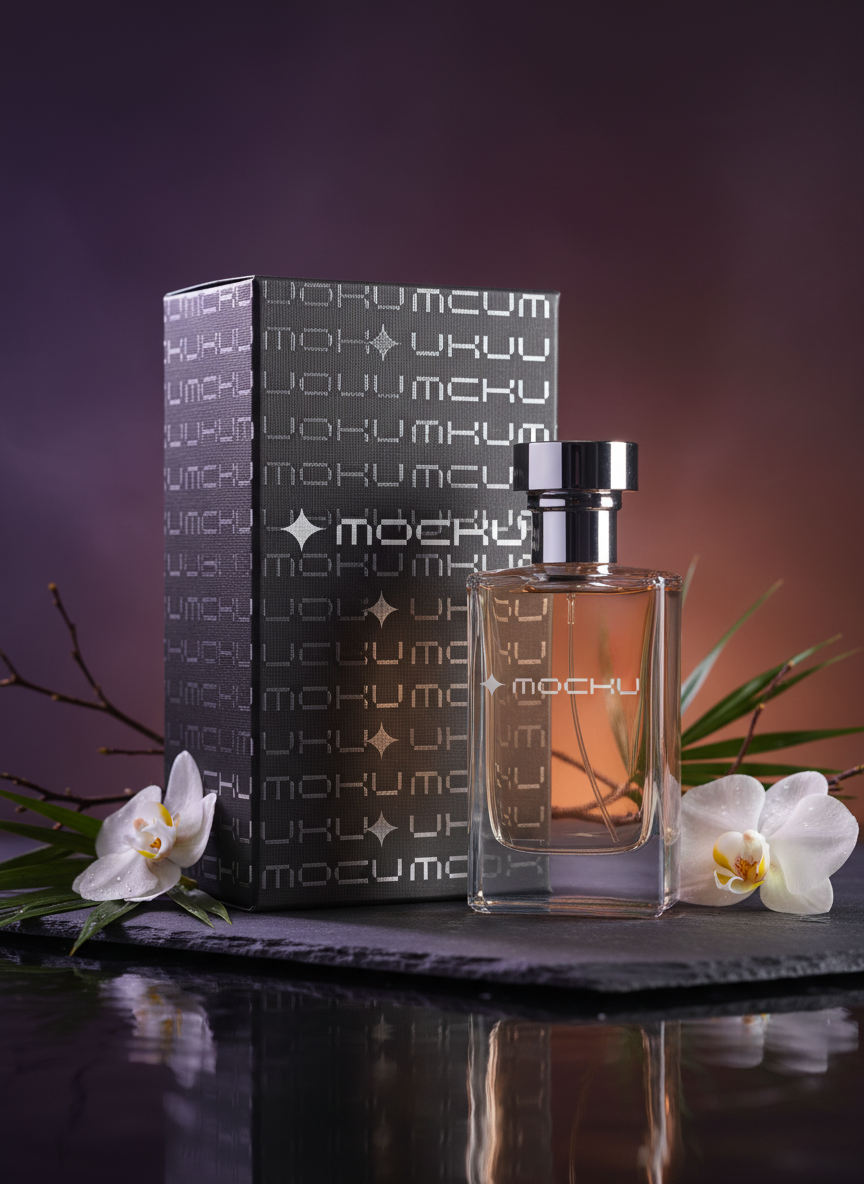 Perfume Bottle Nano Banana mockup