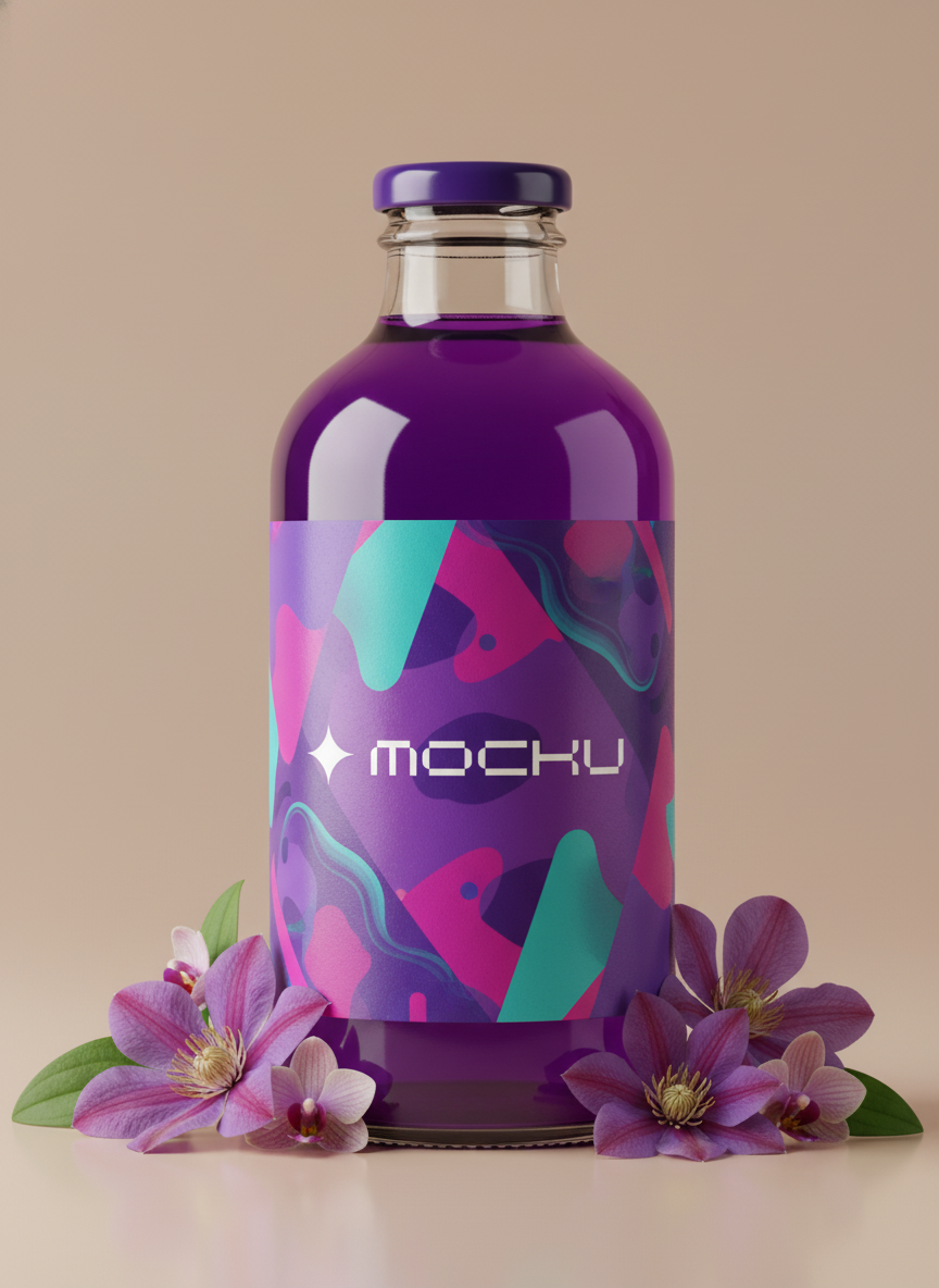 Juice Bottle Nano Banana mockup