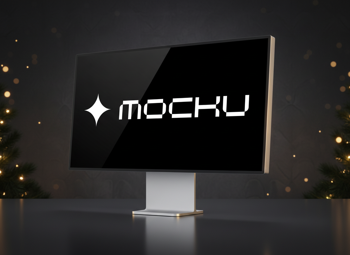 Apple Studio Display Nano Banana mockup