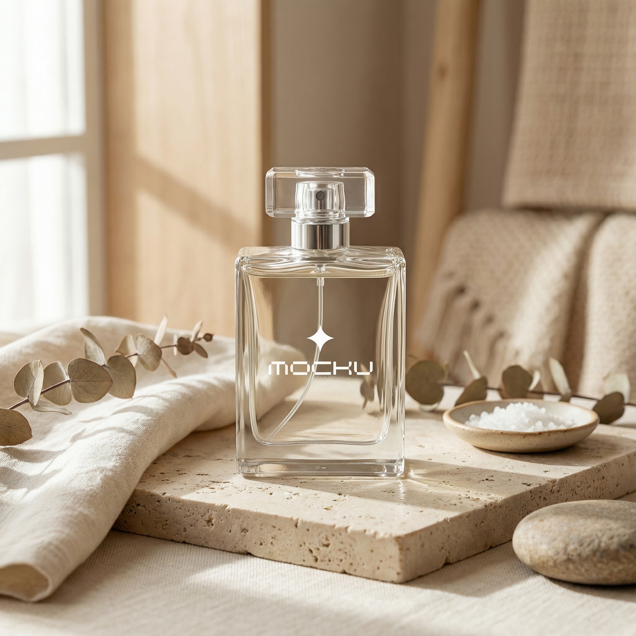 Perfume Bottle Nano Banana Pro mockup