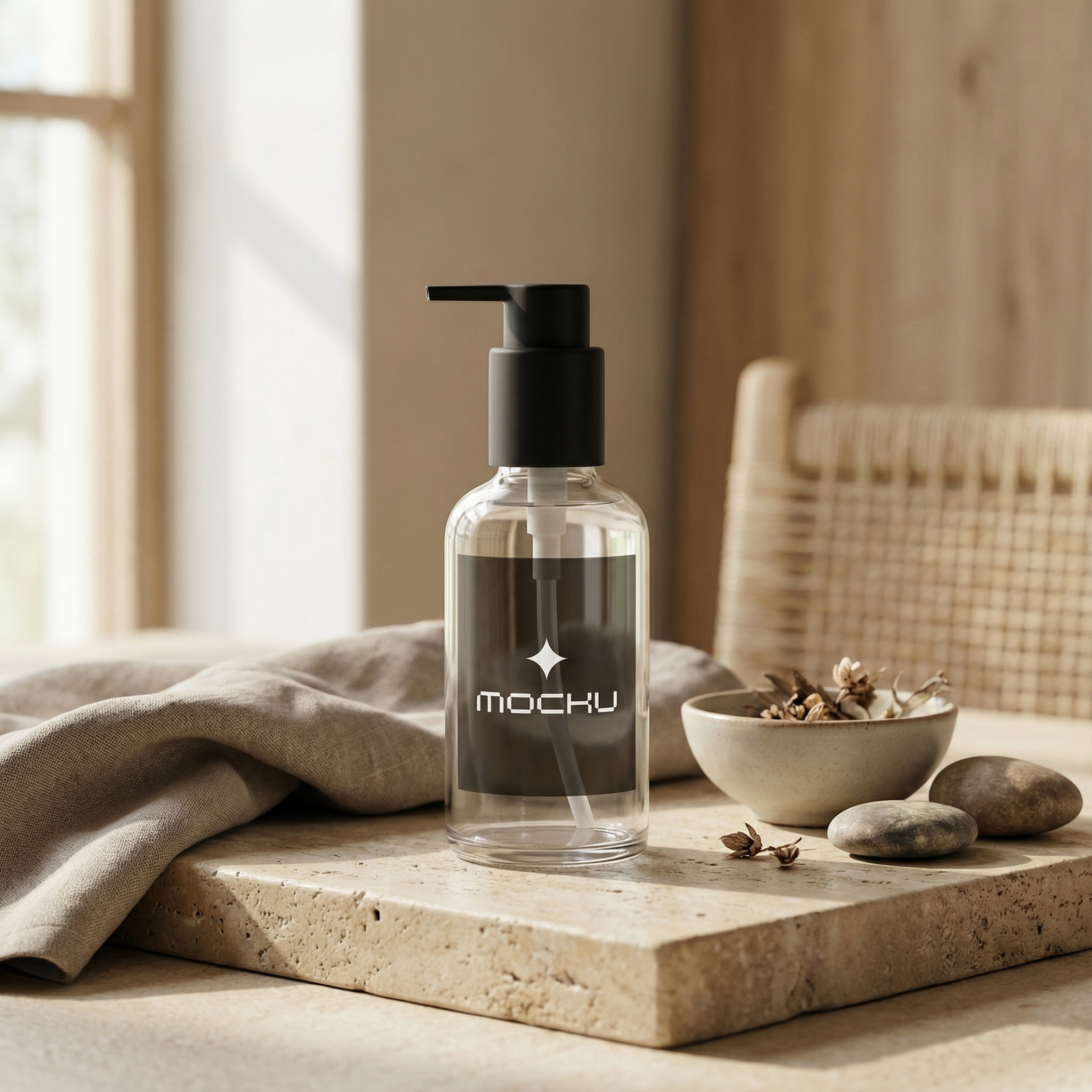 Cosmetic Bottle Nano Banana Pro mockup