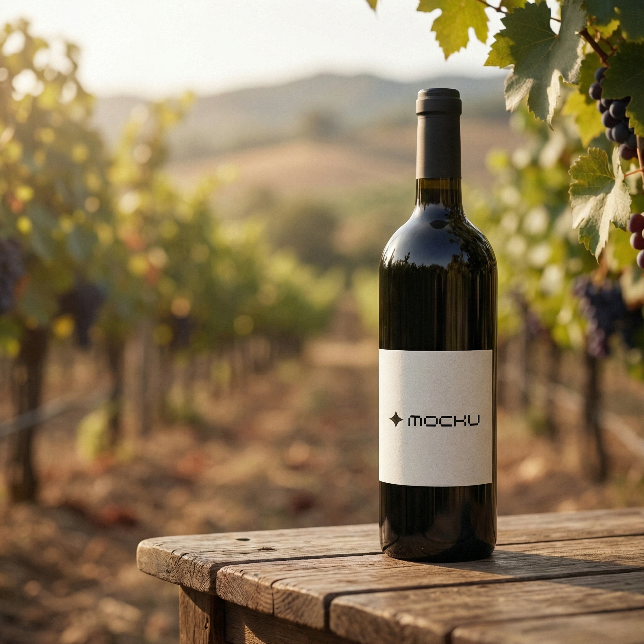 Wine Bottle Nano Banana Pro mockup