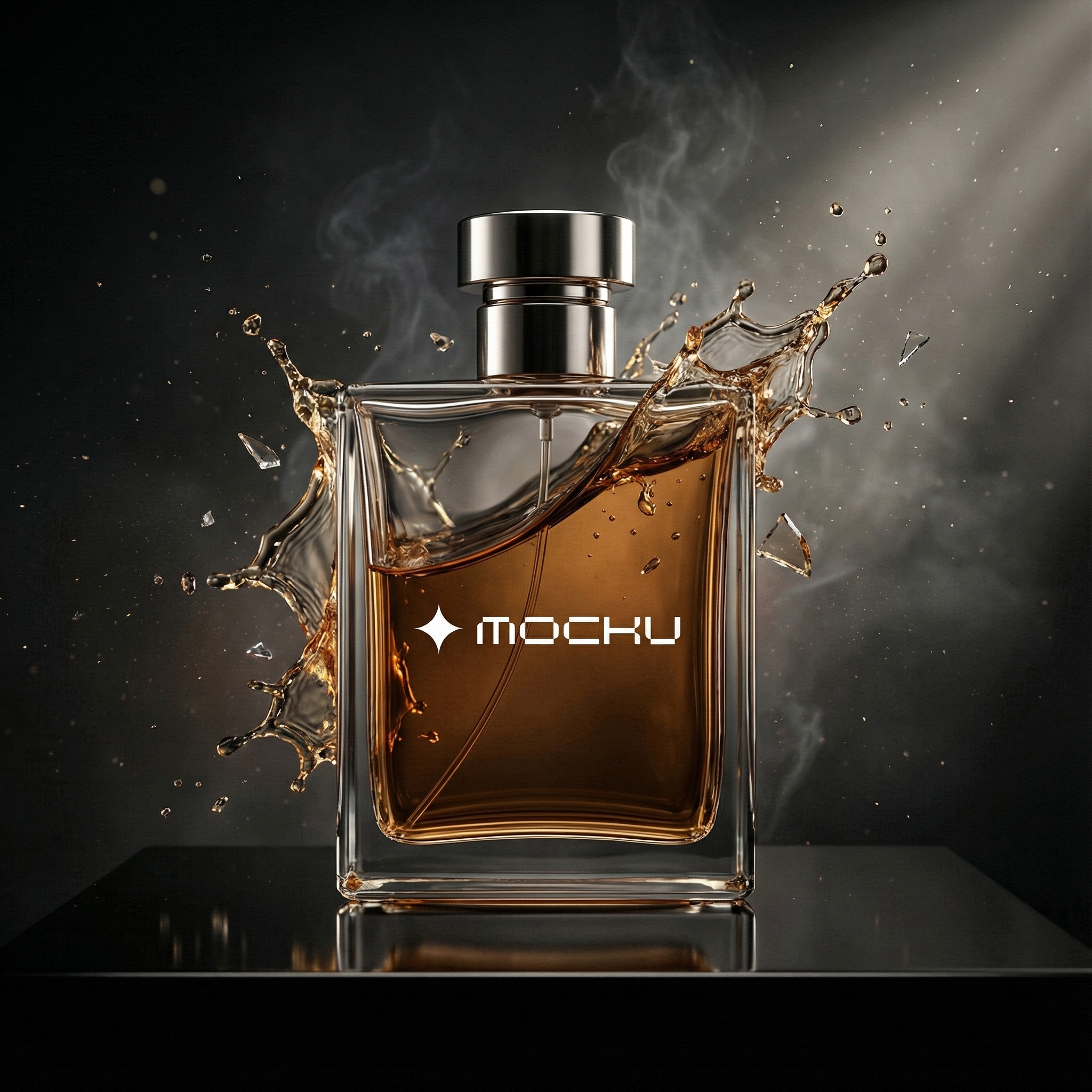 Perfume Bottle Nano Banana Pro mockup