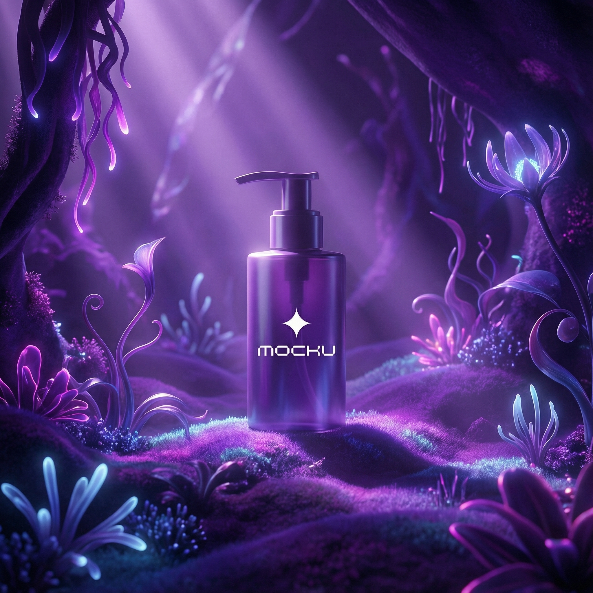 Cosmetic Bottle Nano Banana Pro mockup