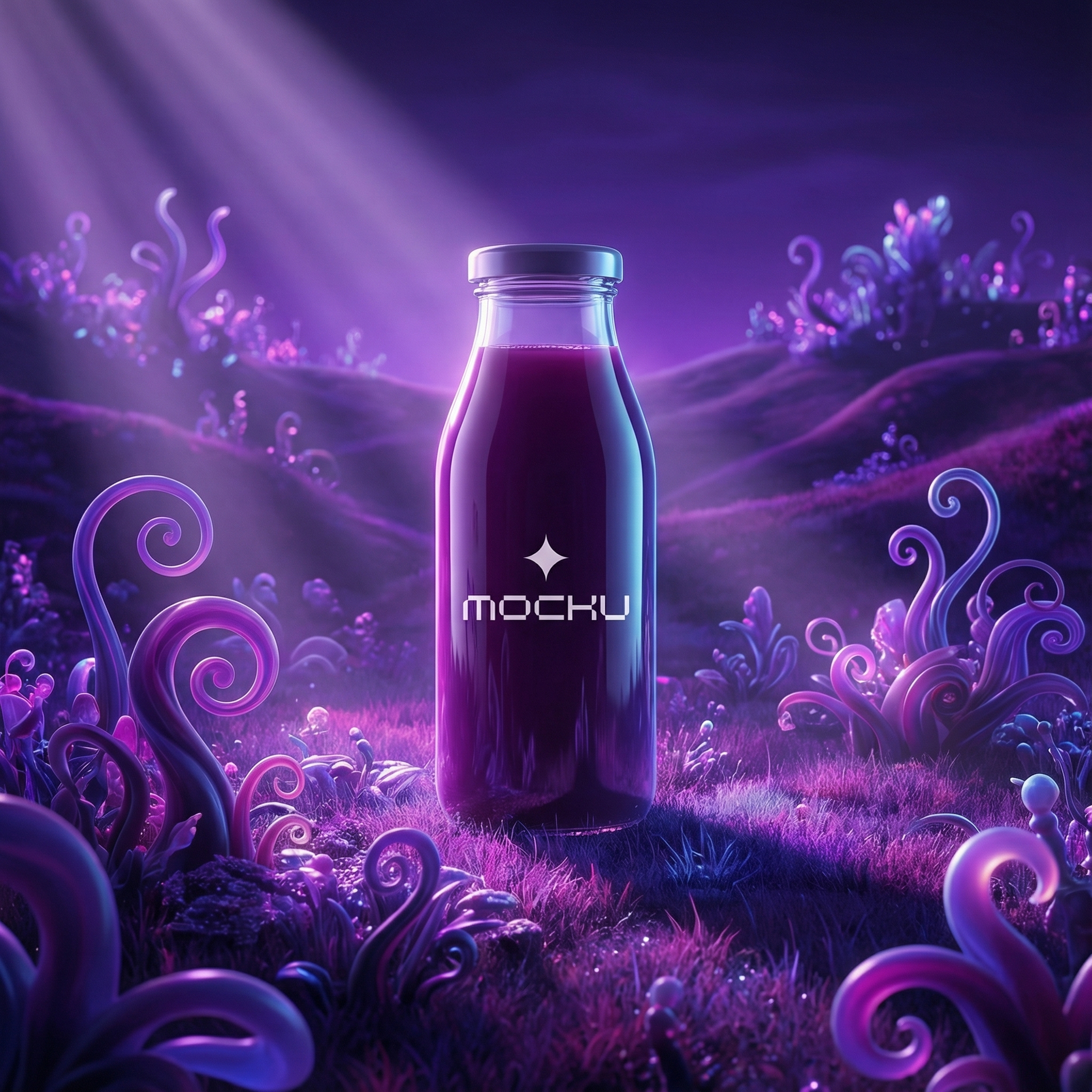 Juice Bottle Nano Banana Pro mockup