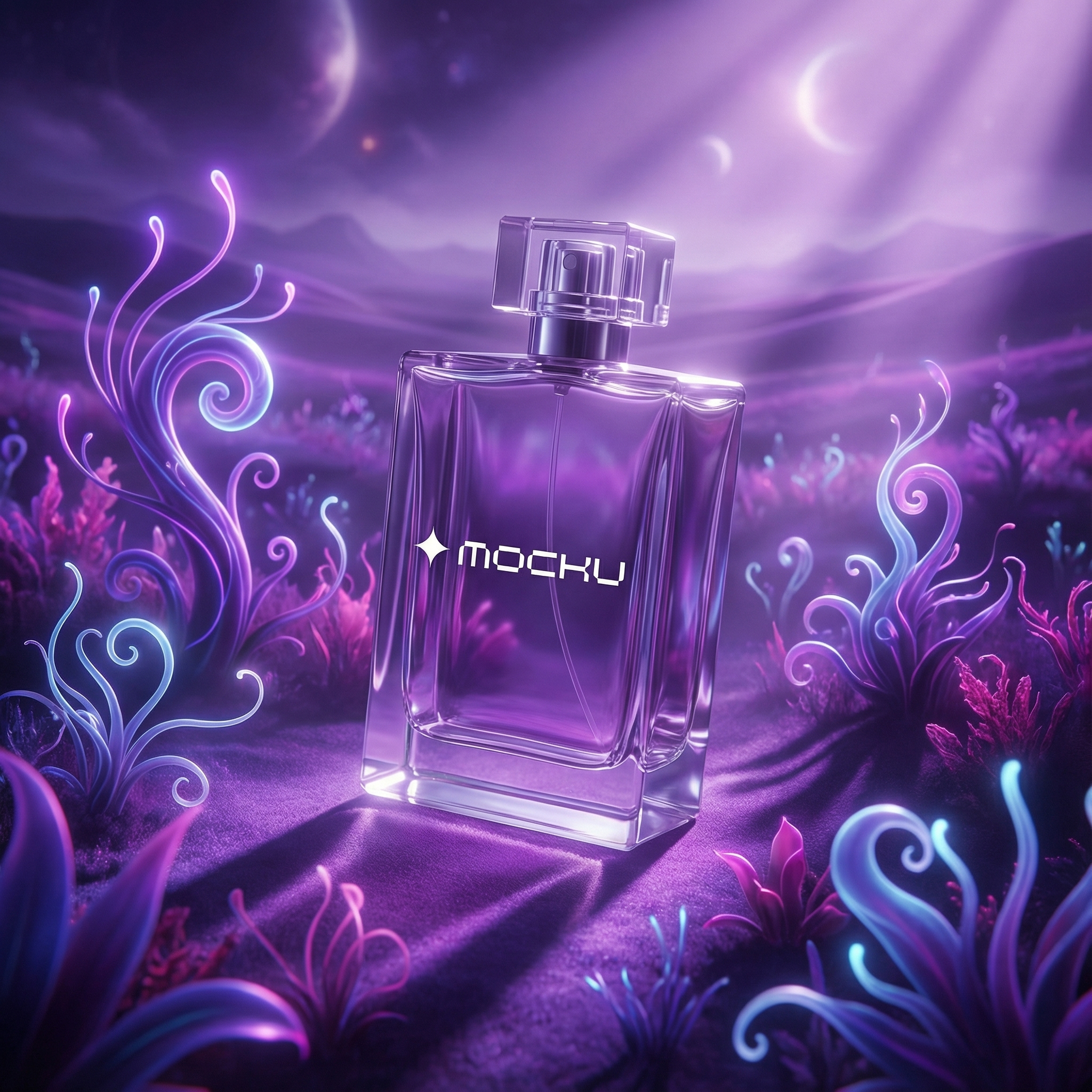 Perfume Bottle Nano Banana Pro mockup