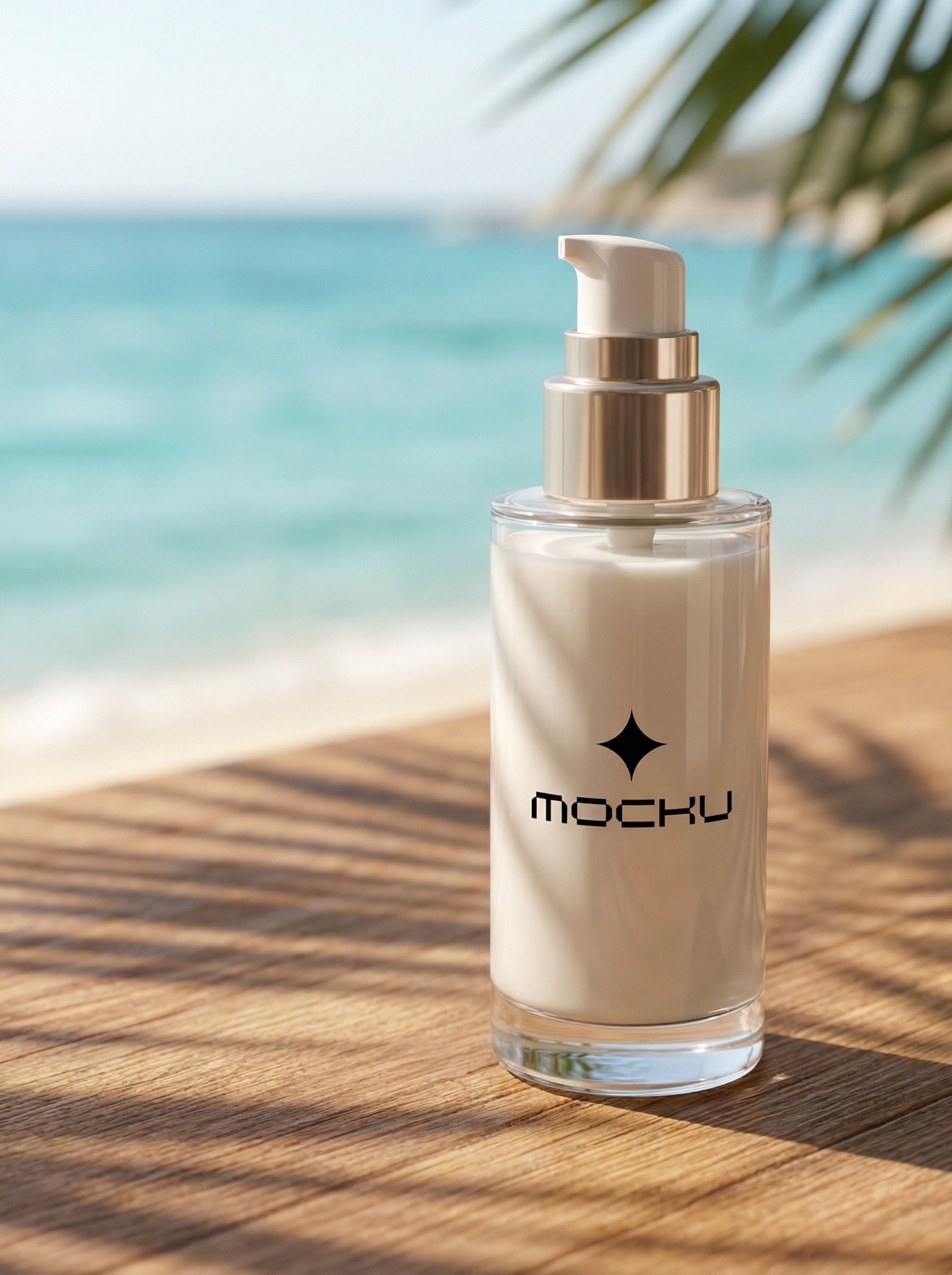 Cosmetic Bottle Nano Banana Pro mockup