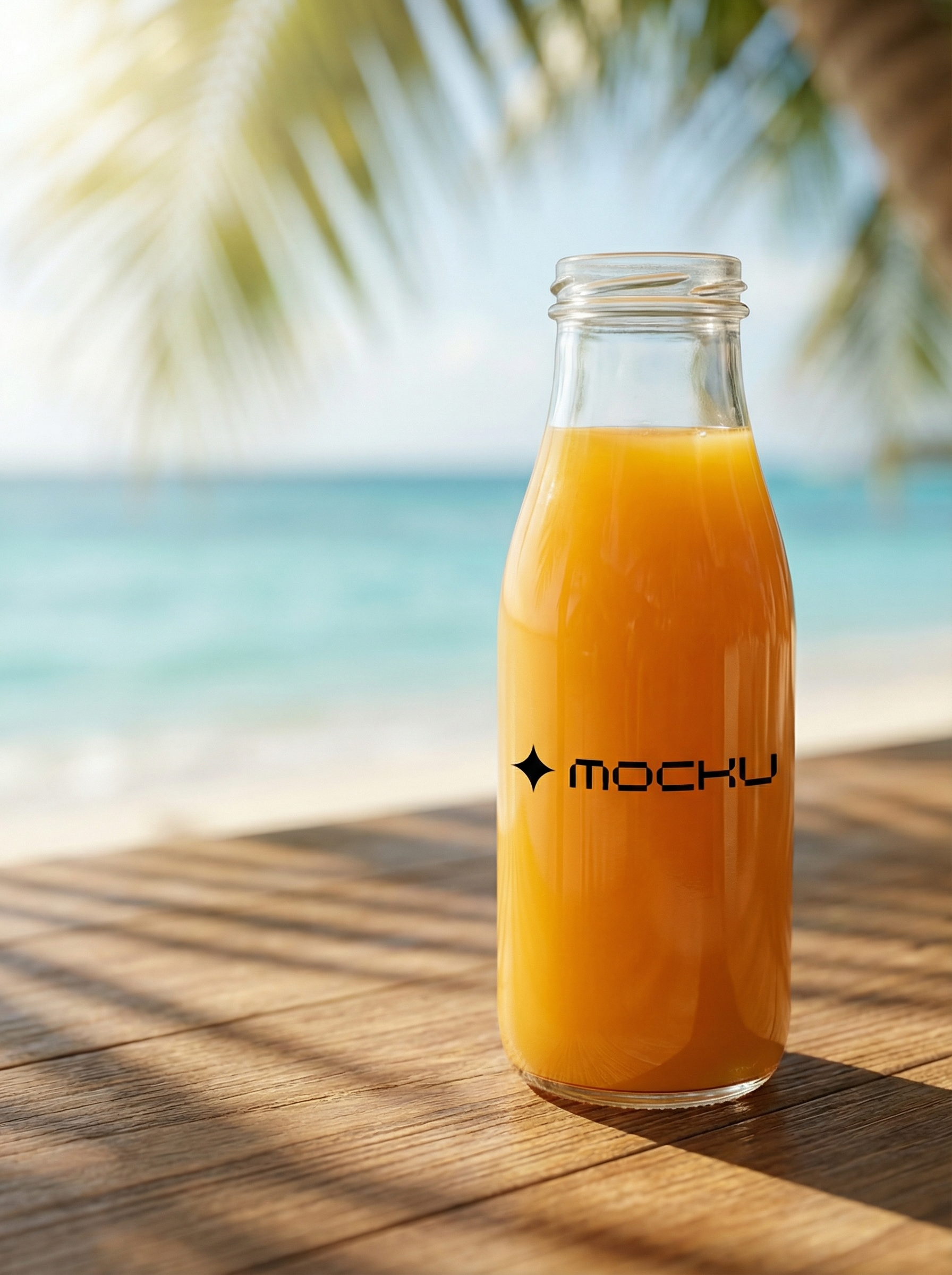 Juice Bottle Nano Banana Pro mockup