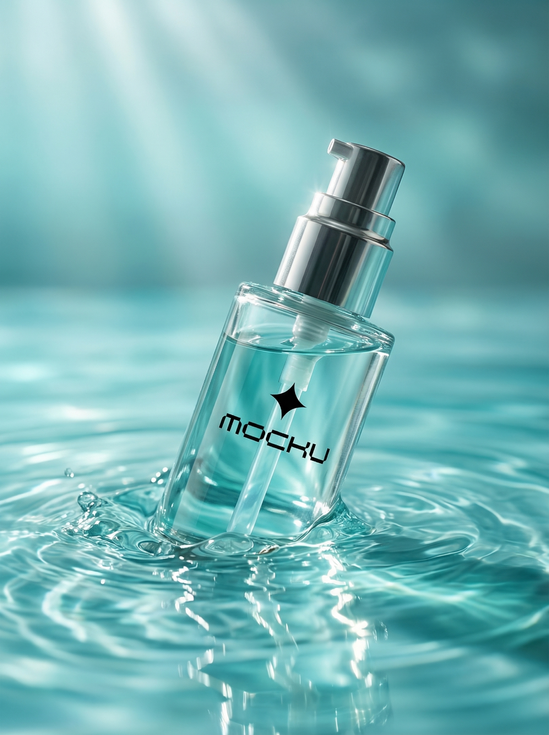 Cosmetic Bottle Nano Banana Pro mockup