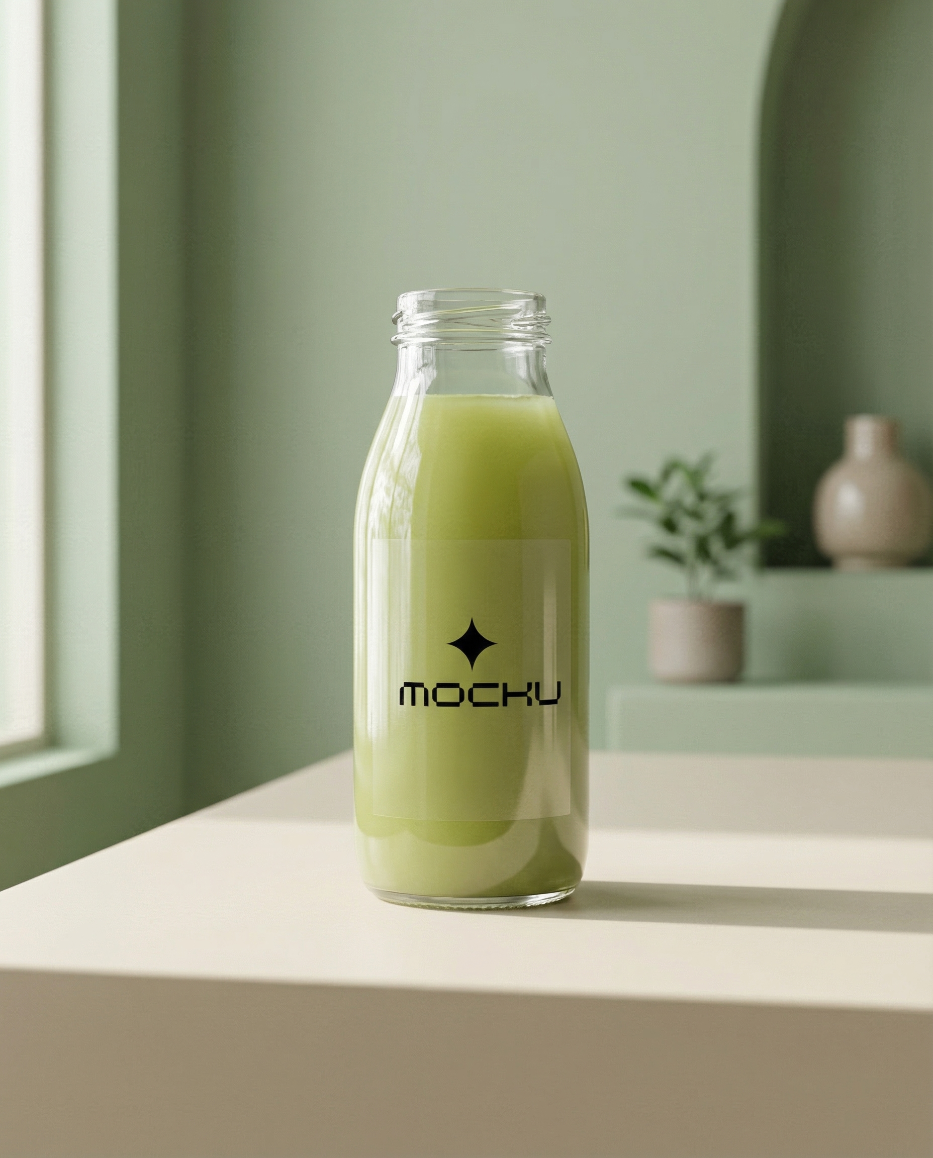 Juice Bottle Nano Banana Pro mockup