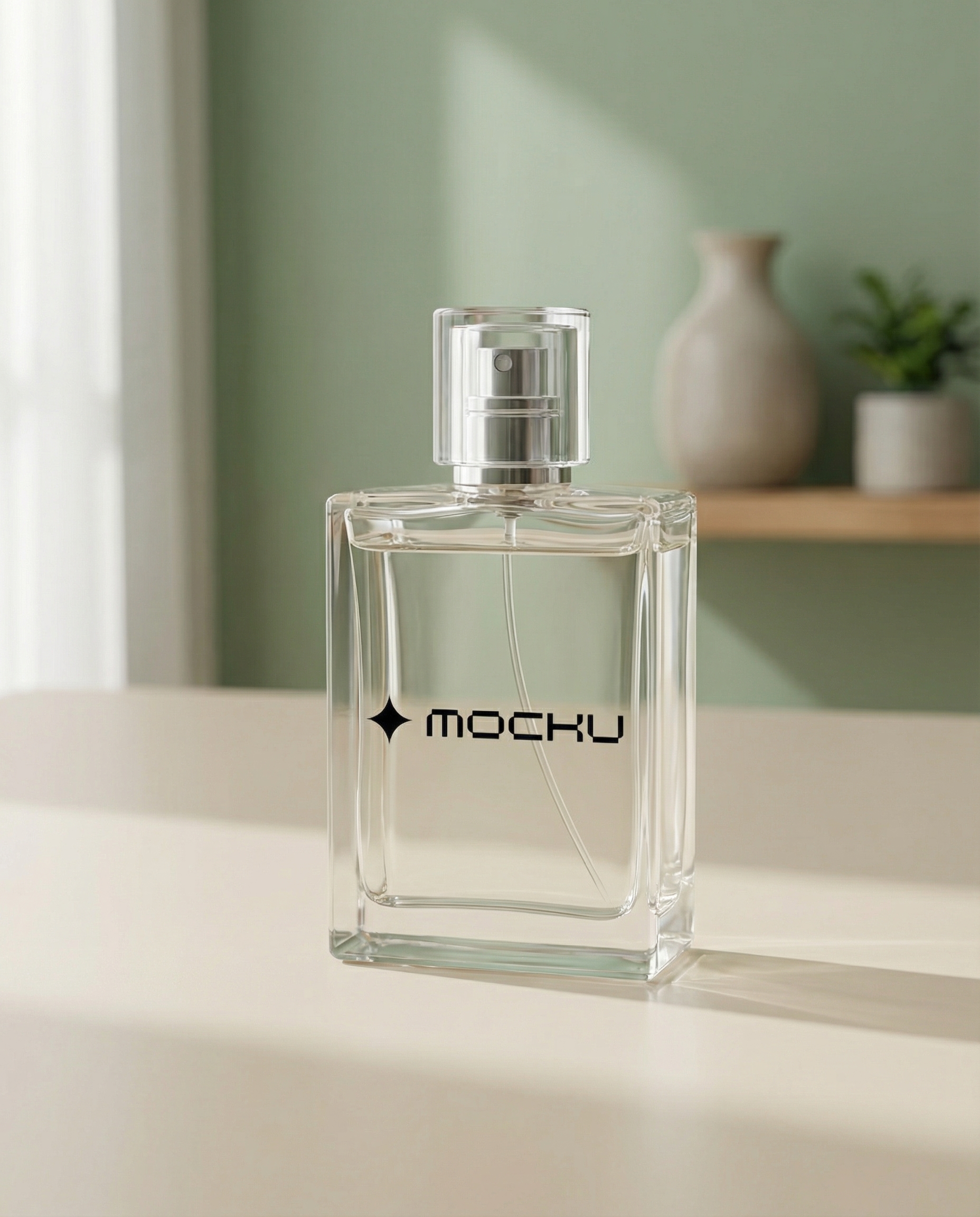 Perfume Bottle Nano Banana Pro mockup