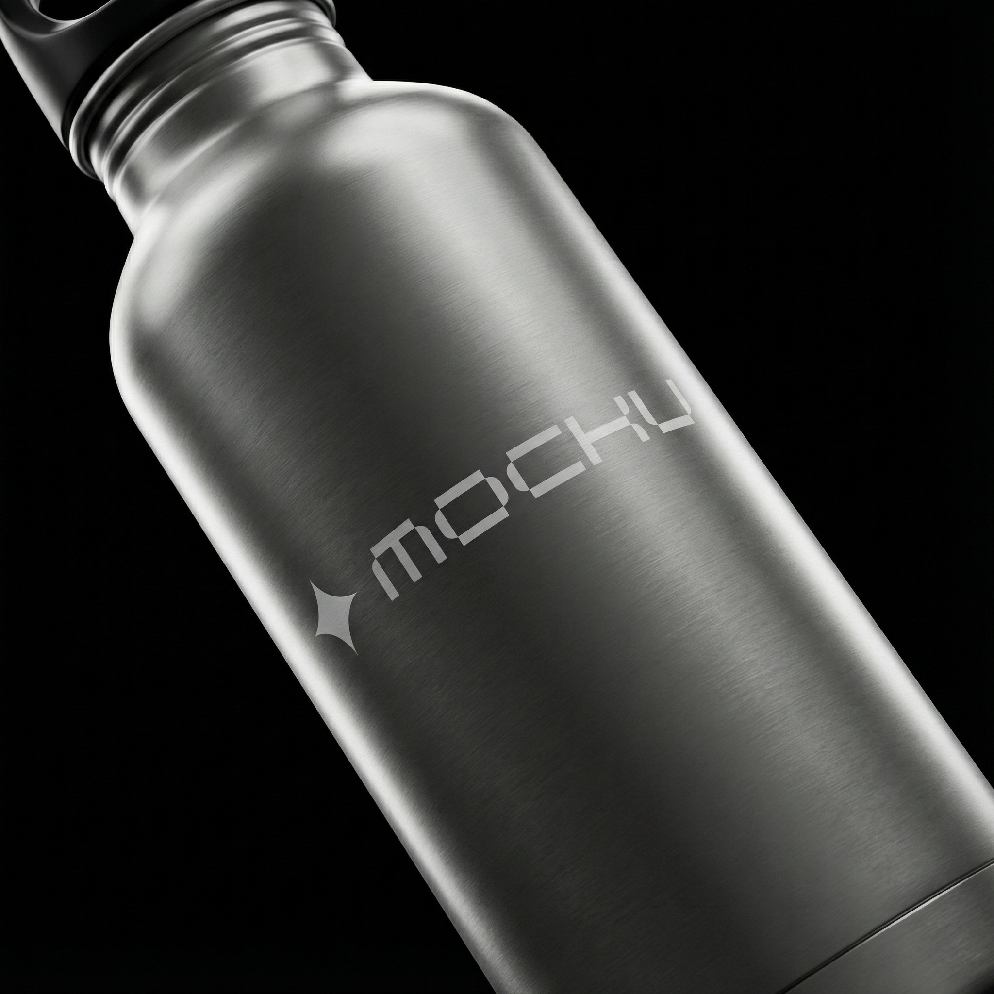 Metal Water Bottle Nano Banana Pro mockup