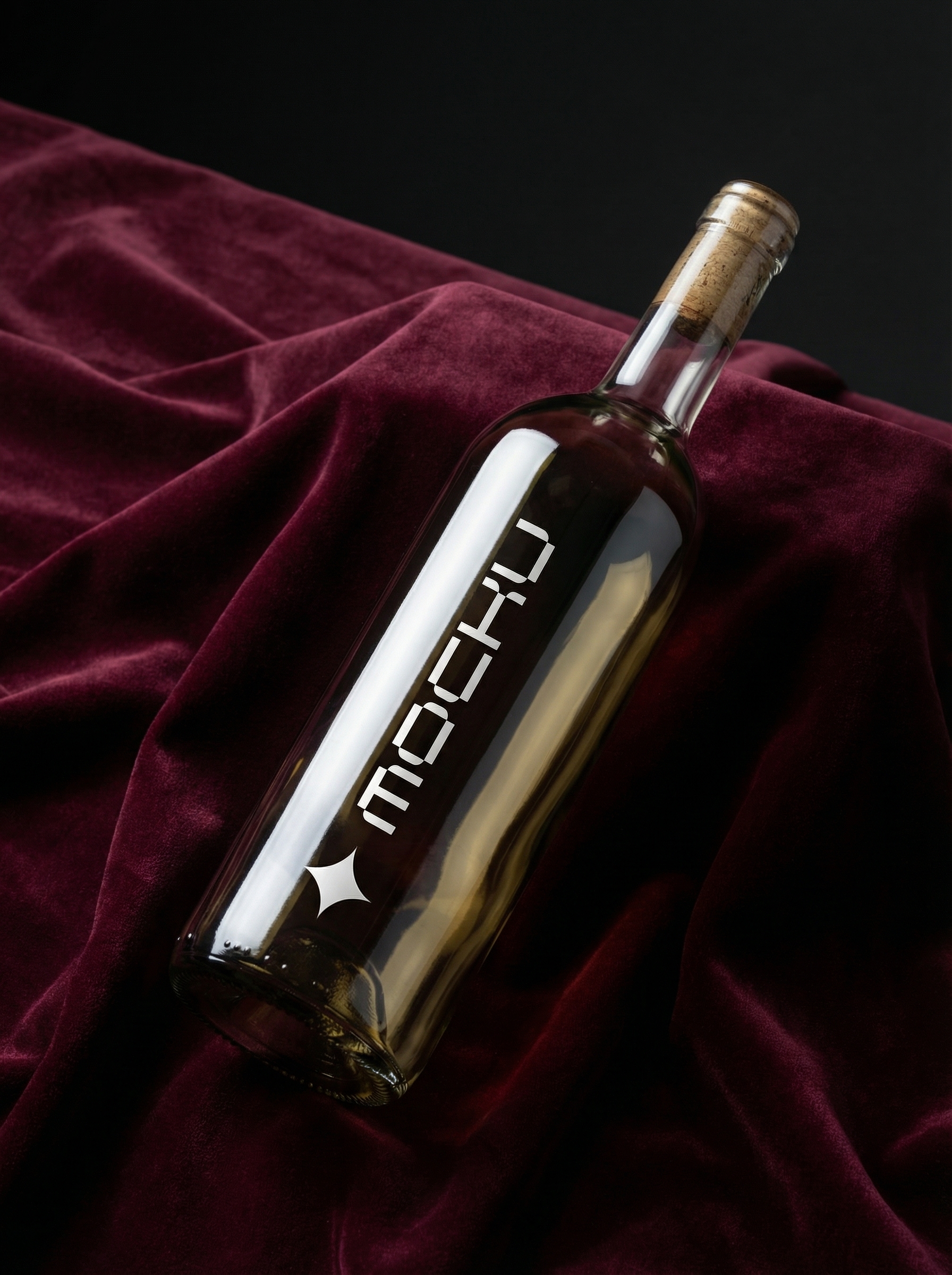 Wine Bottle Nano Banana Pro mockup