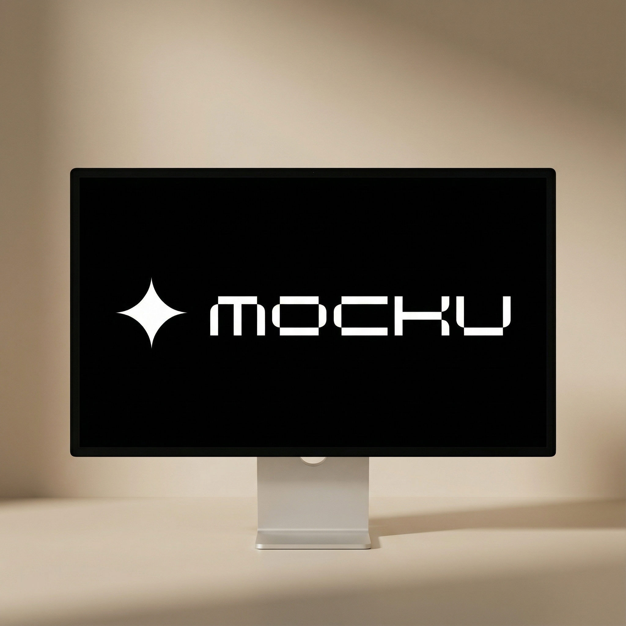 Apple Studio Display Frosted Elegance mockup