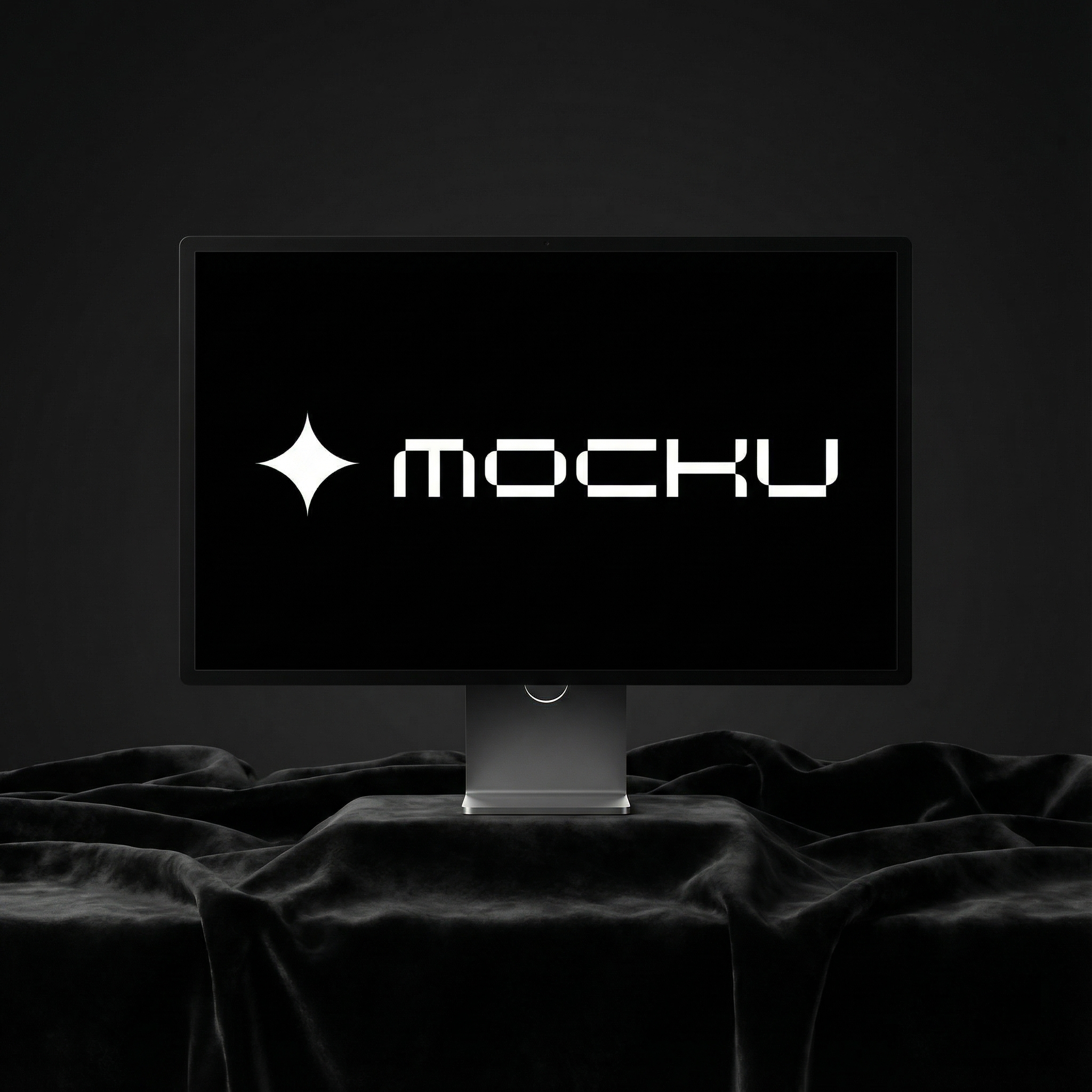 Apple Studio Display Dark Velvet Studio mockup