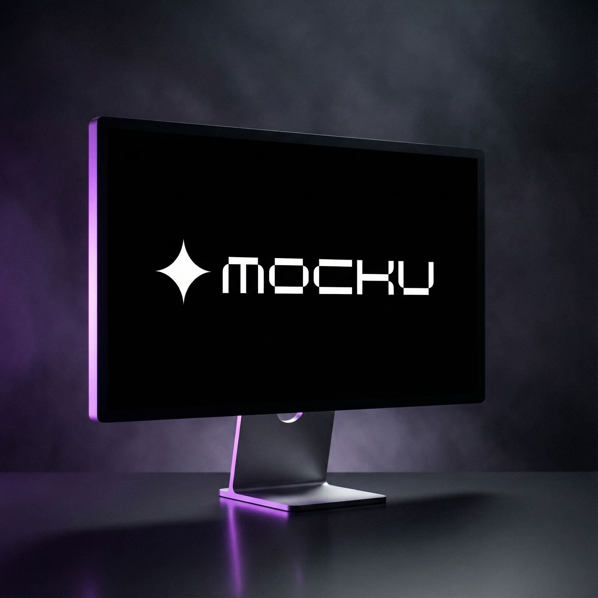 Apple Studio Display Cinematic Luxury Studio mockup