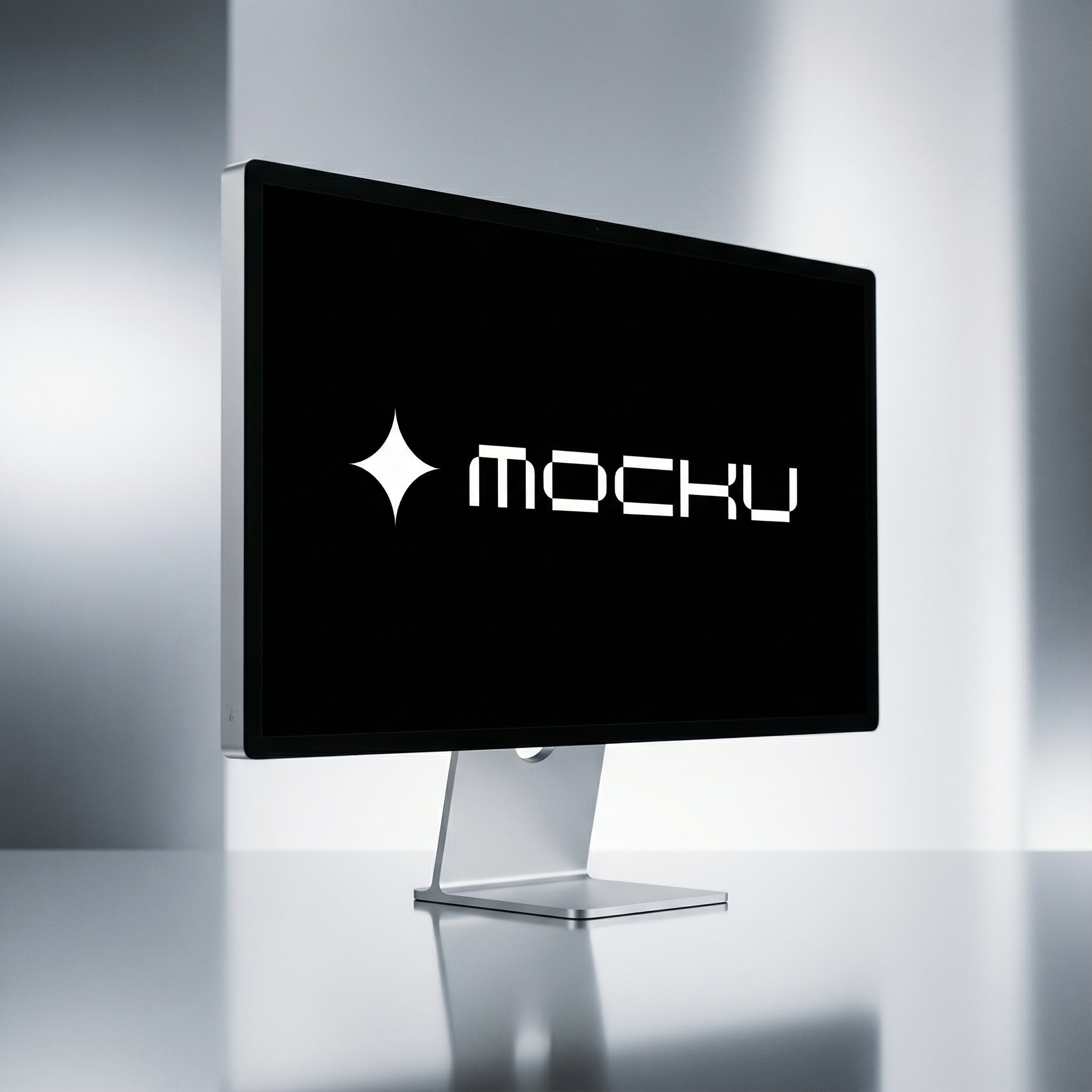 Apple Studio Display High Gloss Commercial Studio mockup